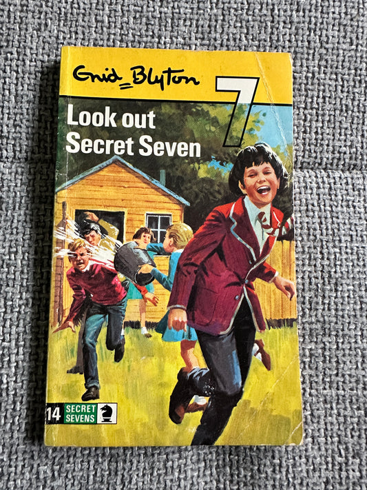 1976 Look Out Secret Seven - Enid Blyton(Derek Lucas Illust)Knight Books