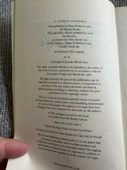 2008 Call The Midwife - Jennifer Worth (Phoenix Pub)
