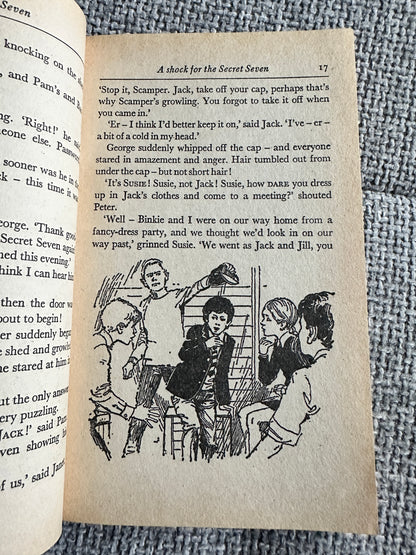 1976 Look Out Secret Seven - Enid Blyton(Derek Lucas Illust)Knight Books