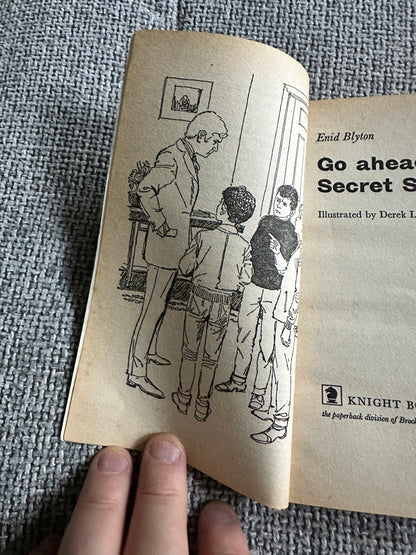 1974 Go Ahead Secret Seven - Enid Blyton(Derek Lucas Illust) Knight Books