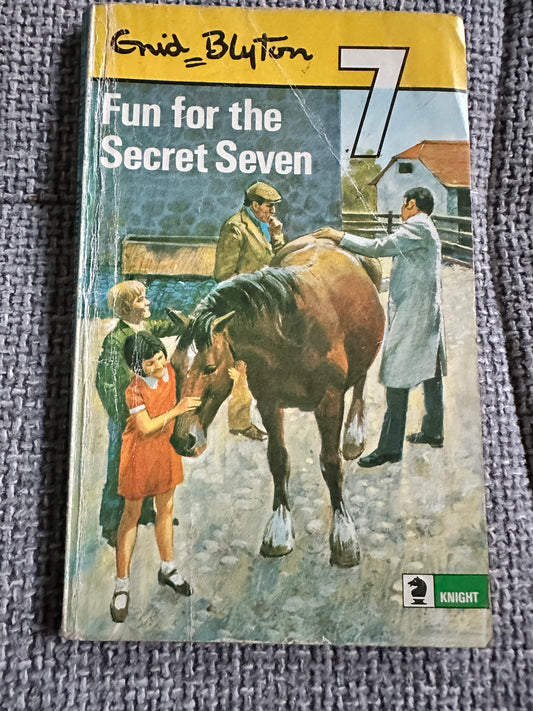 1975 Fun For The Secret Seven - Enid Blyton(Derek Lucas Illust)Knight Books