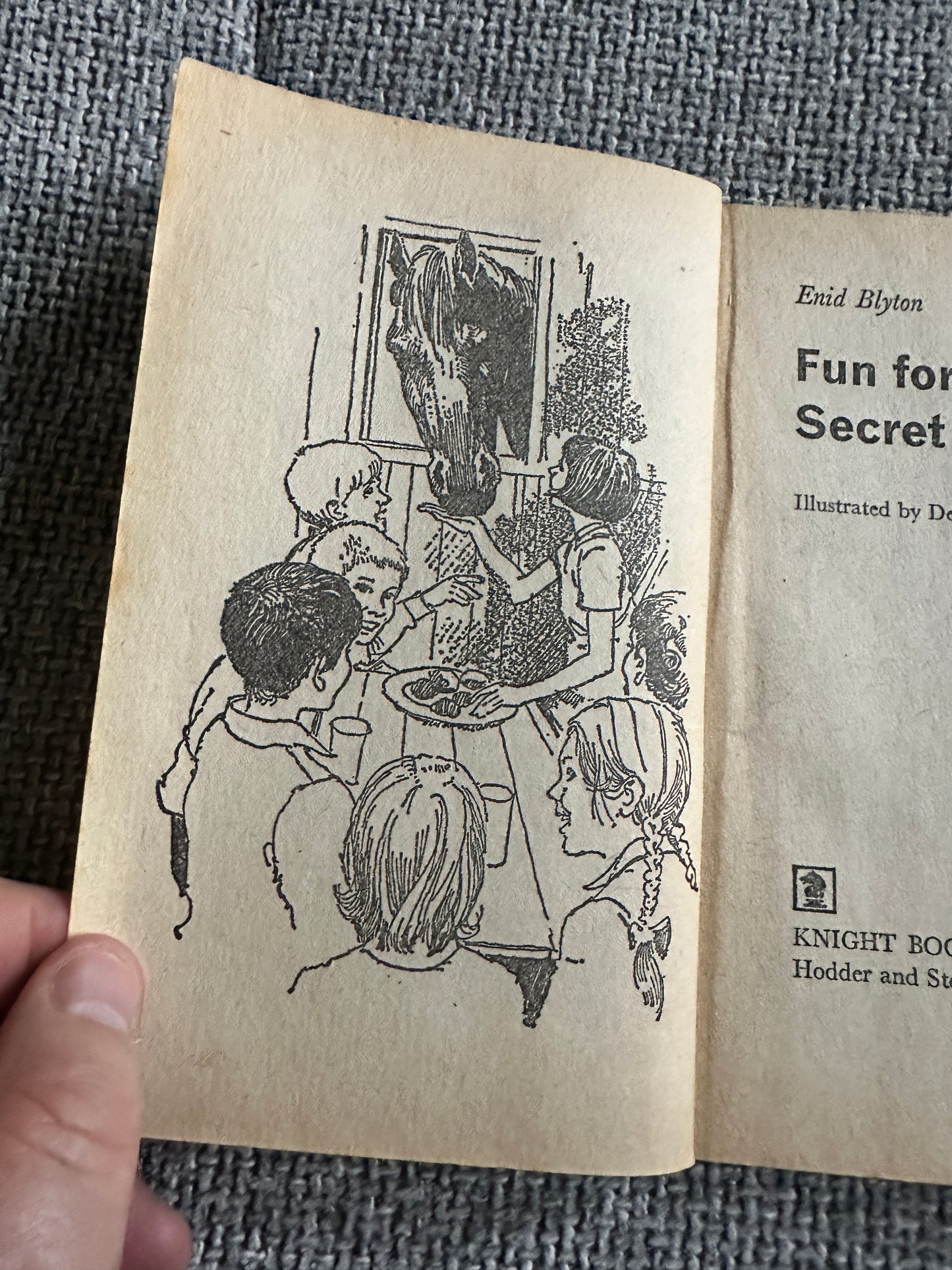 1975 Fun For The Secret Seven - Enid Blyton(Derek Lucas Illust)Knight Books