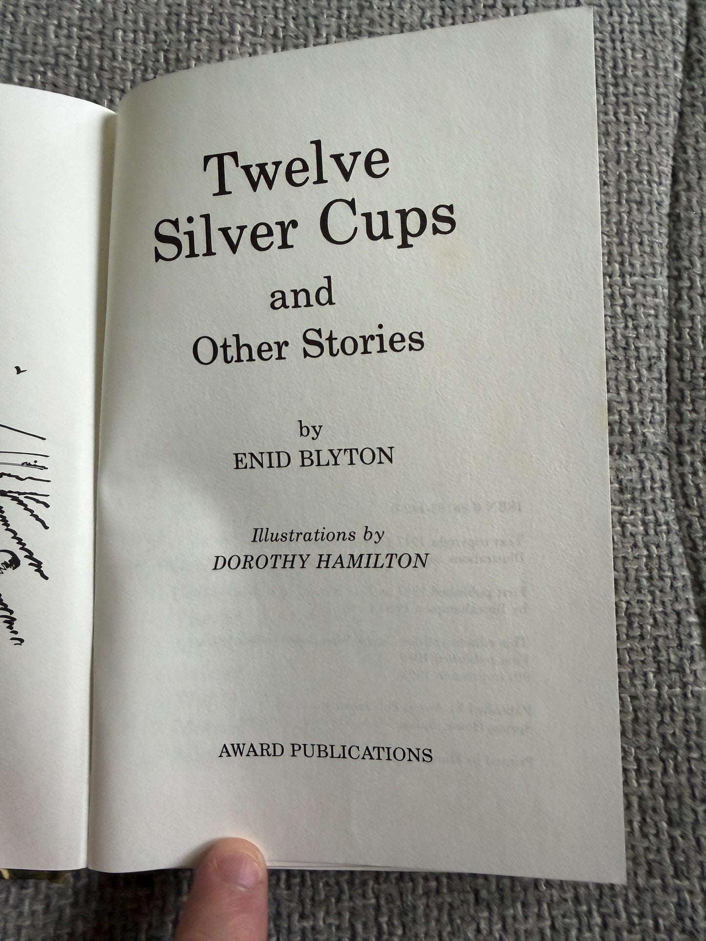 1993 Twelve Silver Cups & Other Stories - Enid Blyton (Dorothy Hamilton illust) Award Publications