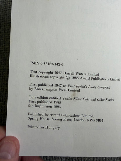 1993 Twelve Silver Cups & Other Stories - Enid Blyton (Dorothy Hamilton illust) Award Publications
