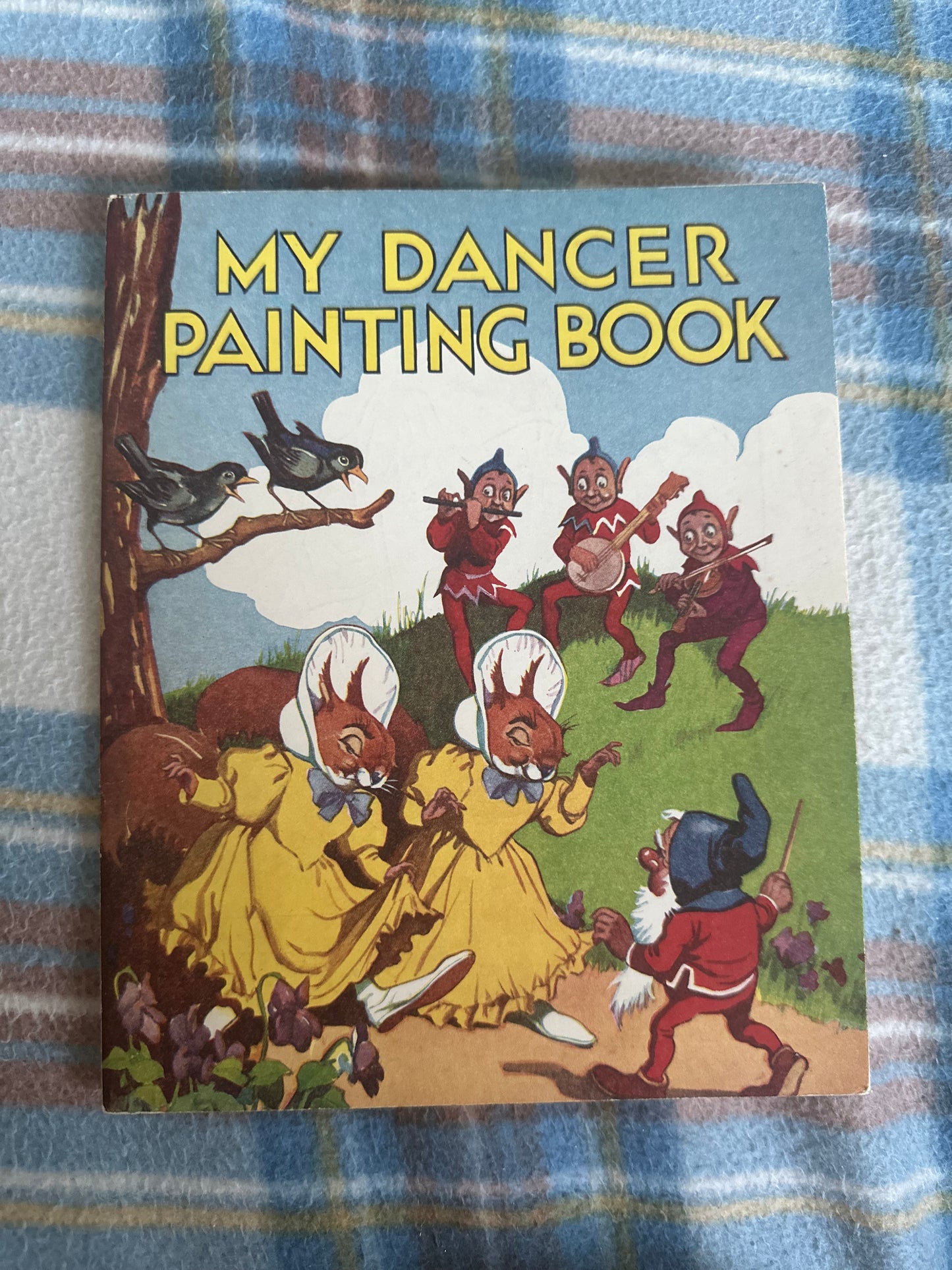 1950c My Dancer Painting Book(no credits but untouched)