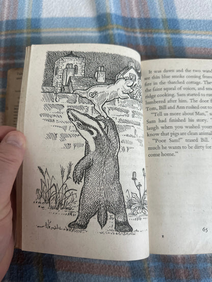 1943 Tales Of The Four Pigs & Brock The Badger - Alison Uttley(Alec Buckels illustration)