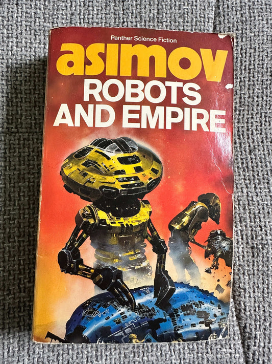 1986 Robots & Empire - Isaac Asimov (Grafton Books) - Honeyburn Books (UK)