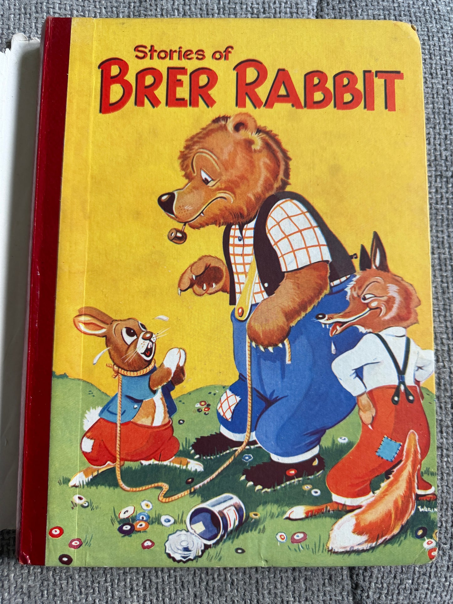 1948*1st* Stories Of Brer Rabbit - Birn Brothers Ltd. With Rare Jacket