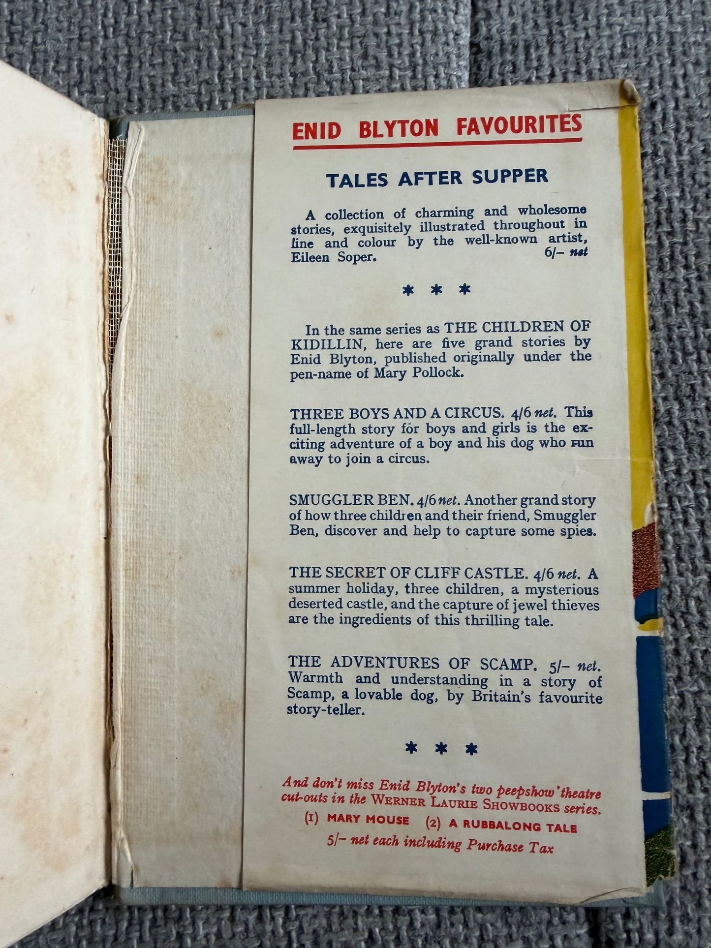 1952 The Children Of Kidillin - Enid Blyton (C. Holland illust) Werner Laurie