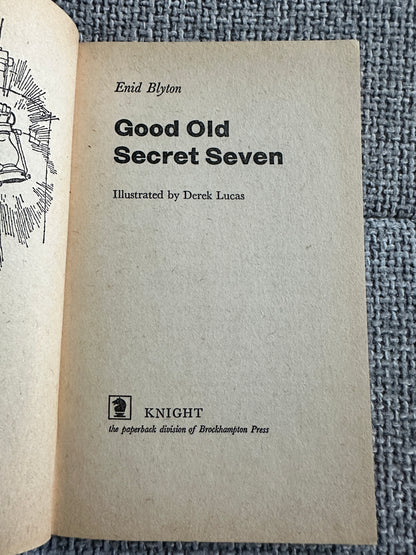 1974 Good Old Secret Seven - Enid Blyton(Derek Lucas Illust)Knight Books