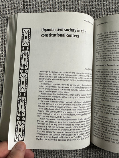 1998 Winds Of Small Change(Civil Society Interaction With The African State - Austrian Development Cooperation