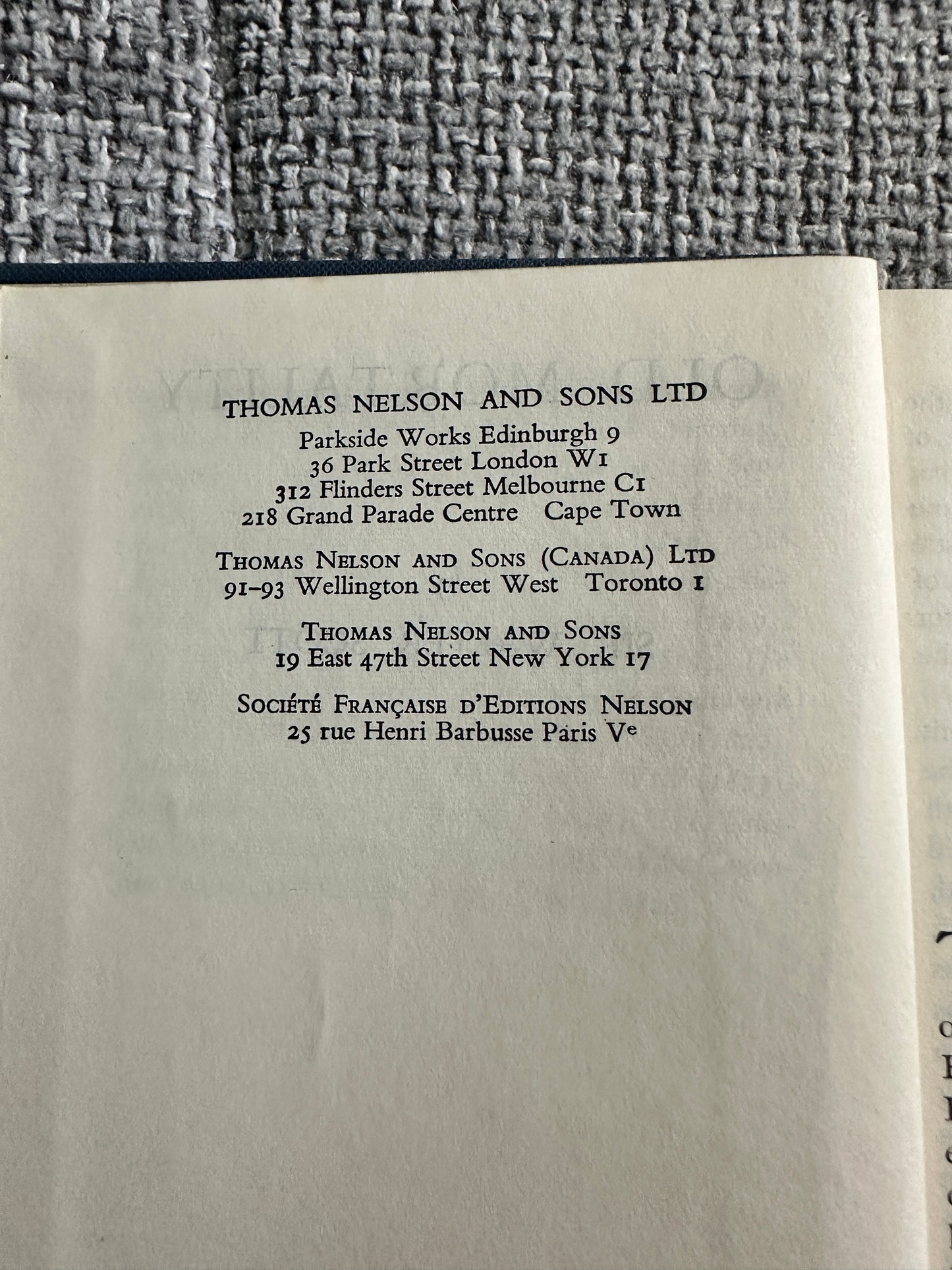 1900 Old Mortality - Sir Walter Scott(Thomas Nelson & Son)