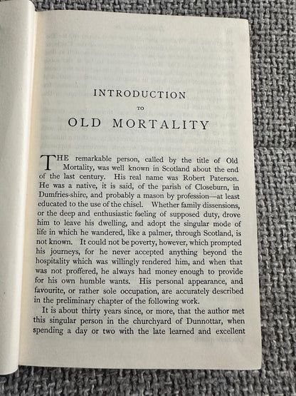 1900 Old Mortality - Sir Walter Scott(Thomas Nelson & Son)