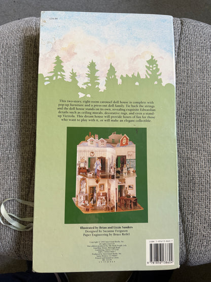 1995 A Three Dimensional Edwardian Doll House (No people) Brian & Lizzie Saunders illustration. Designed by Suzanne Ferguson, Paper Engineered by Bruce Reifel (The Book People Ltd) 39.5cm x 21.5cm