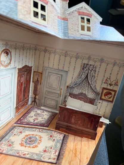 1995 A Three Dimensional Edwardian Doll House (No people) Brian & Lizzie Saunders illustration. Designed by Suzanne Ferguson, Paper Engineered by Bruce Reifel (The Book People Ltd) 39.5cm x 21.5cm