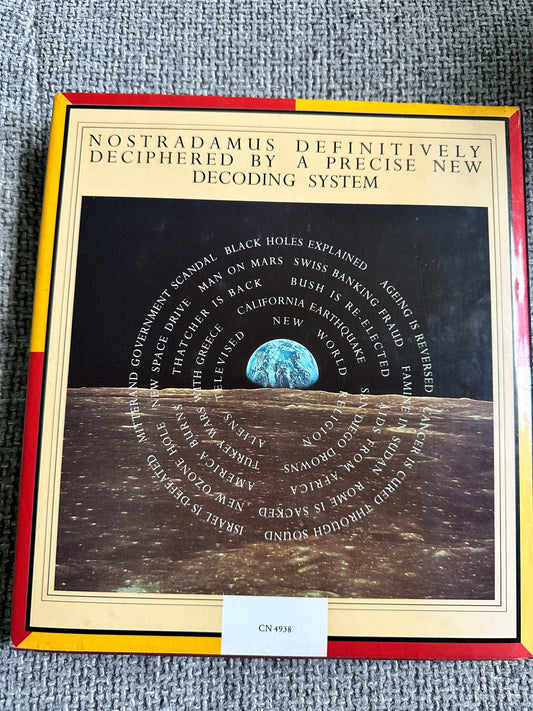 1992 Nostradamus The End Of The Millennium Prophecies 1992 - 2001 - V. J. Hewitt & Peter Lorie (BCA) - Honeyburn Books (UK)