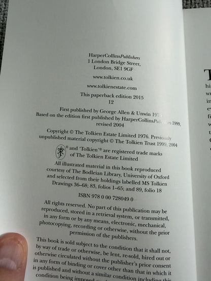 2015 J. R. R. Tolkien Letters From Father Christmas Edited By Baillie Tolkien (HarperCollins)