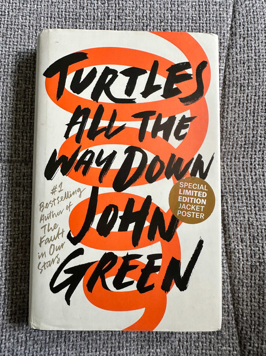 2017*1st* Turtles All The Way Down - John Green (Penguin Books) - Honeyburn Books (UK)
