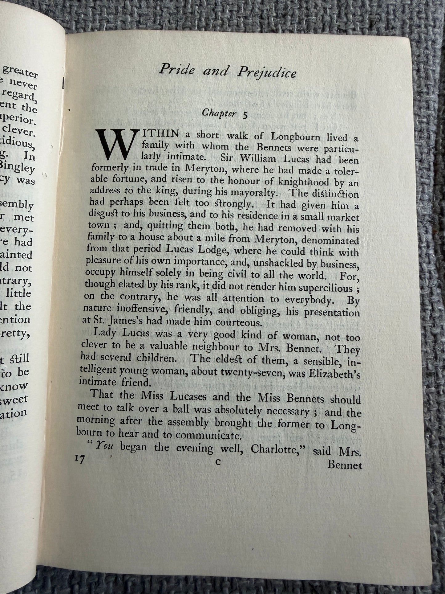 1927 Pride & Prejudice (Adelphi Series) The Works Of Jane Austen (Martin Secker Publishing)