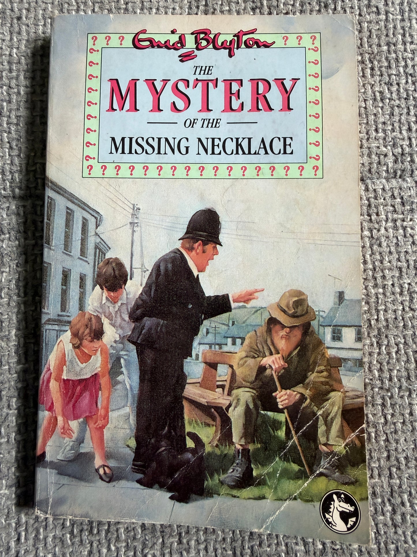 1986 The Mystery Of The Missing Necklace - Enid Blyton (Jenny Chapple illust) Dragon Grafton Books