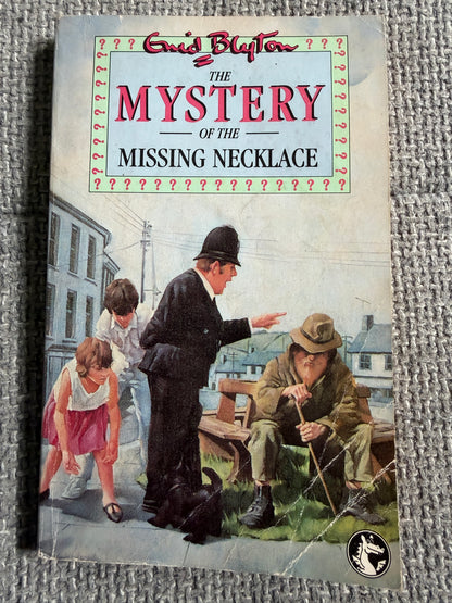 1986 The Mystery Of The Missing Necklace - Enid Blyton (Jenny Chapple illust) Dragon Grafton Books