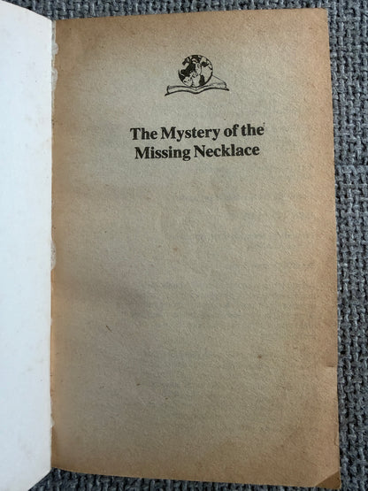 1986 The Mystery Of The Missing Necklace - Enid Blyton (Jenny Chapple illust) Dragon Grafton Books