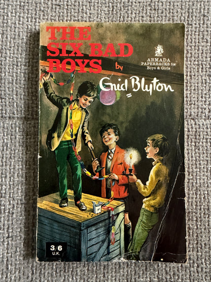 1968 Six Bad Boys - Enid Blyton ( Mary Gernatt illust) Armada