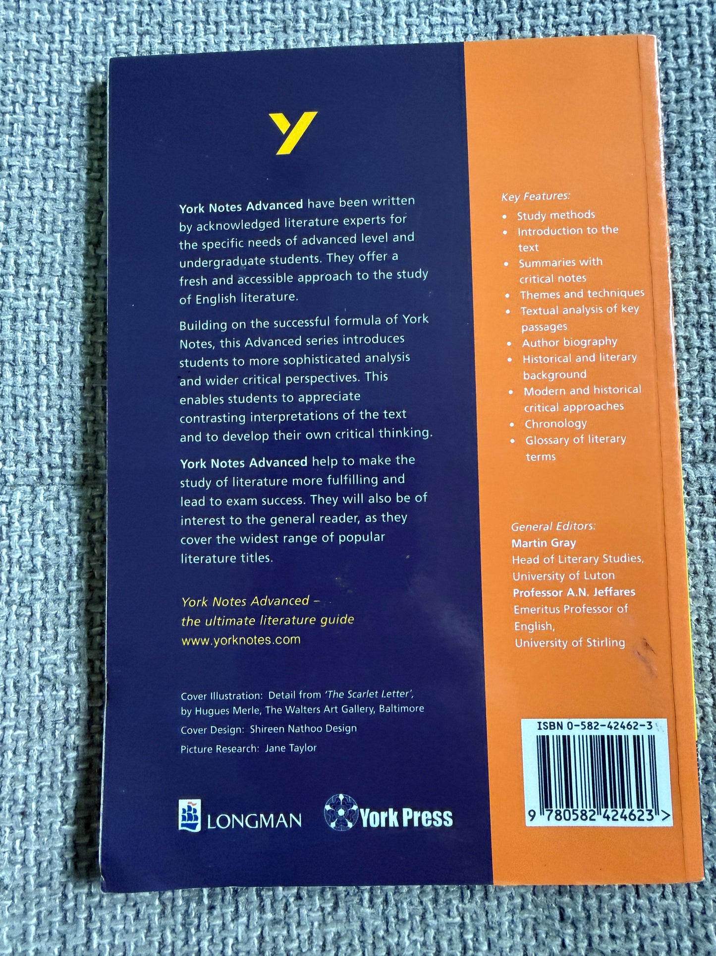 2000 The Remains of The Day - Kazuo Ishiguro (York Study Notes by Sarah Peters) Longmans/ York Press