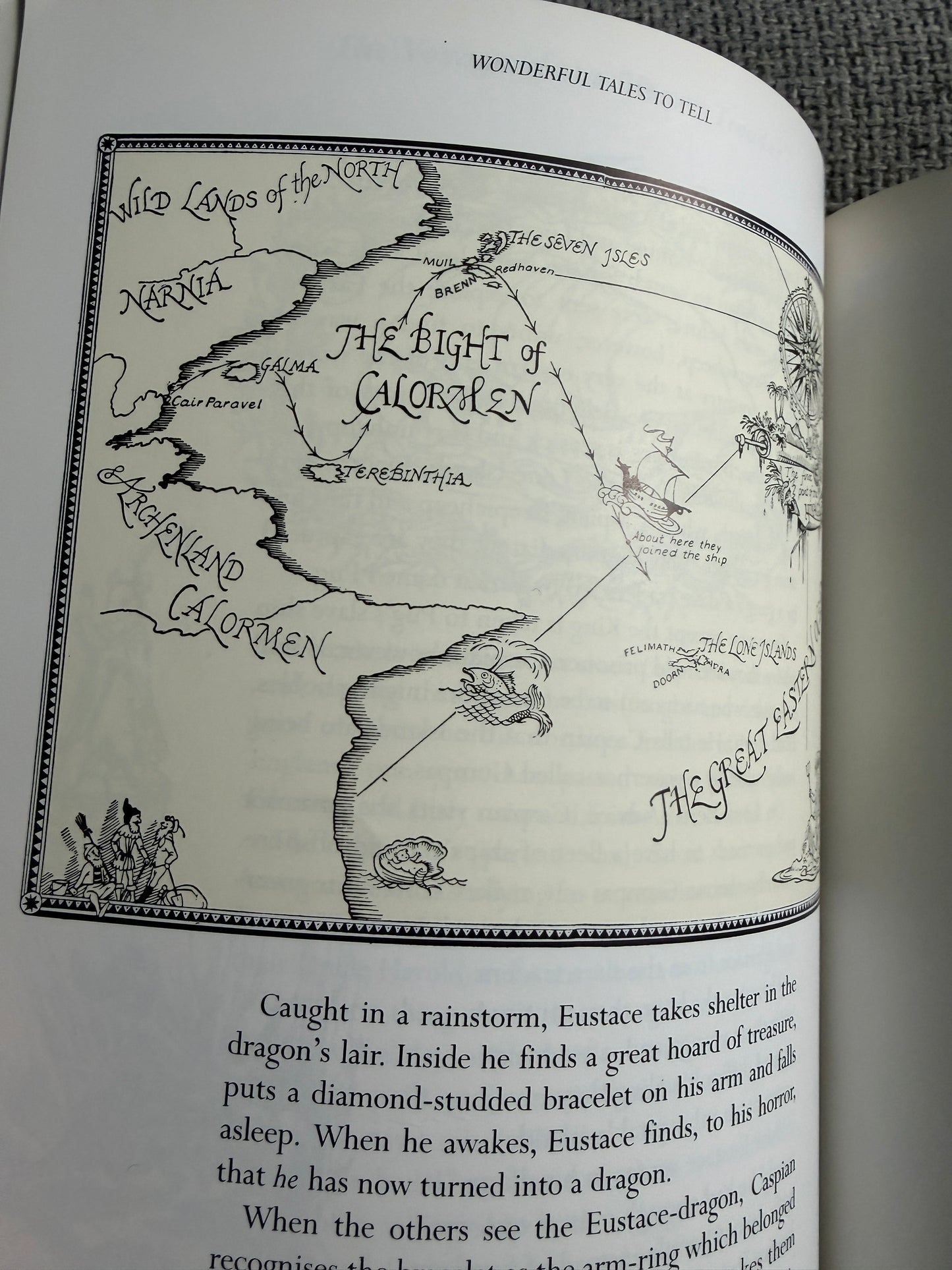 1989 The Land Of Narnia - Brian Sibley (Pauline Baynes Illustrations) Picture Lions