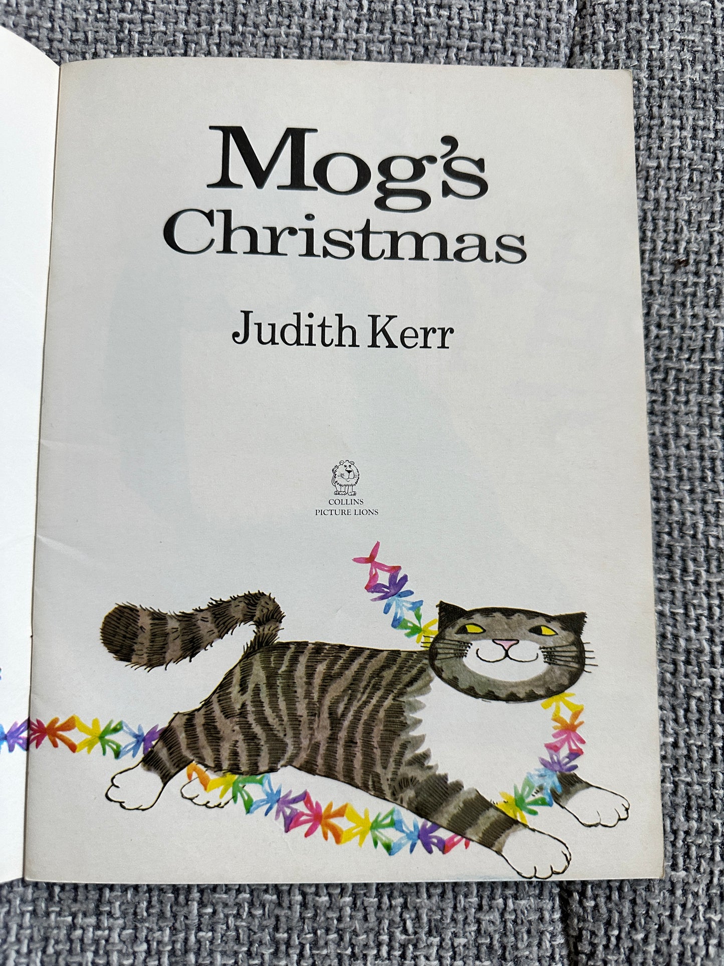 1978 Mog’s Christmas - Judith Kerr(Picture Lions)