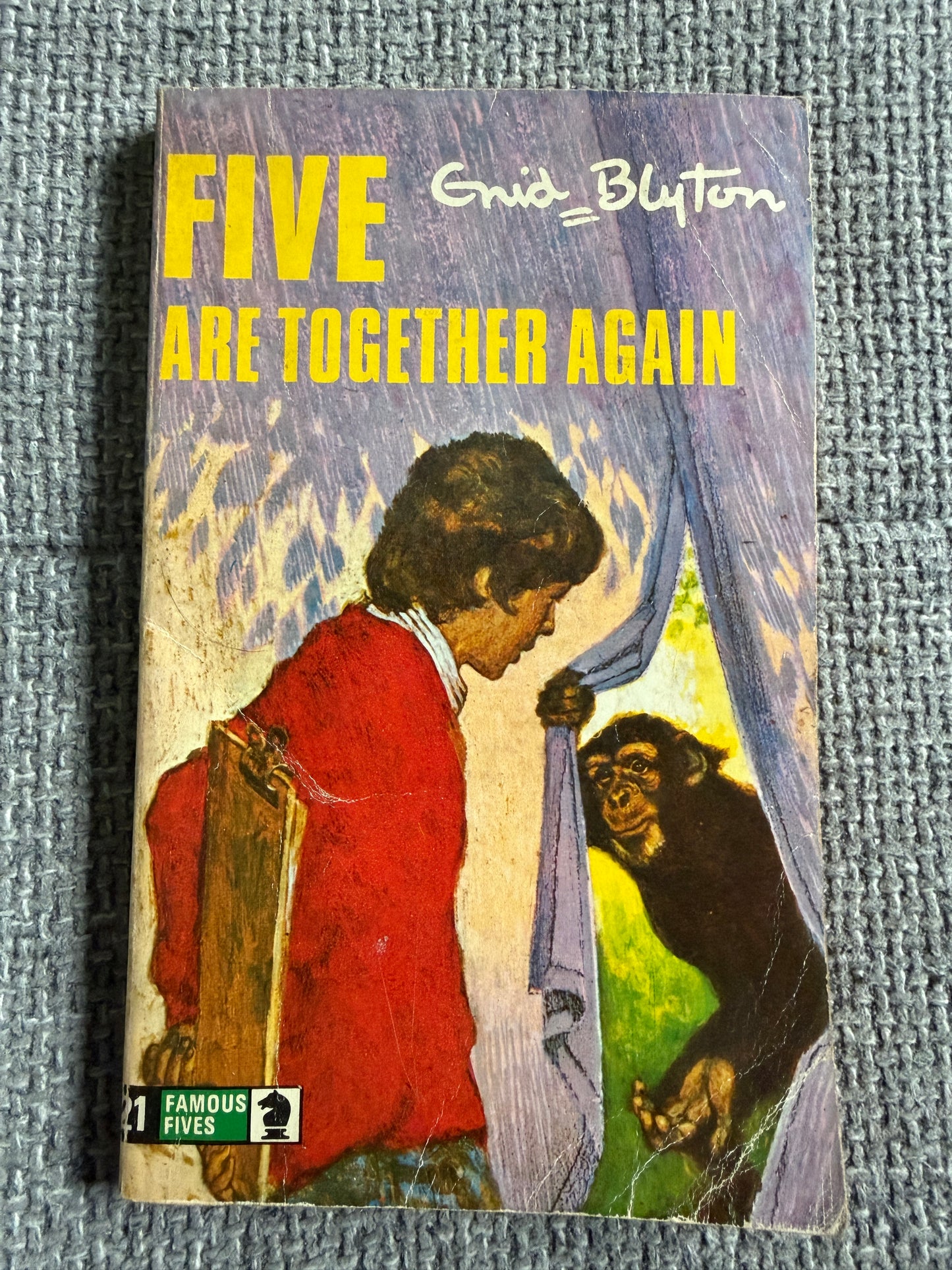 1975 Five Are Together Again - Enid Blyton (Eileen Soper illust) Knight Books