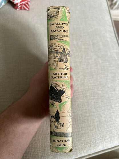 1960 Swallows & Amazons - Arthur Ransome(Nancy Blackett illustration and the author) Jonathan Cape Publisher