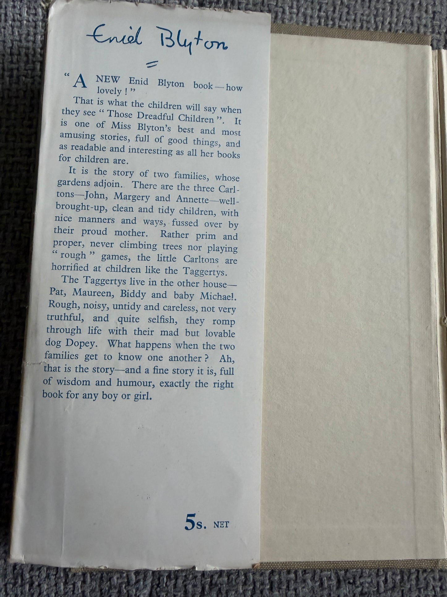 1949*1st* Those Dreadful Children - Enid Blyton (Grace Lodge illust) Lutterworth Press