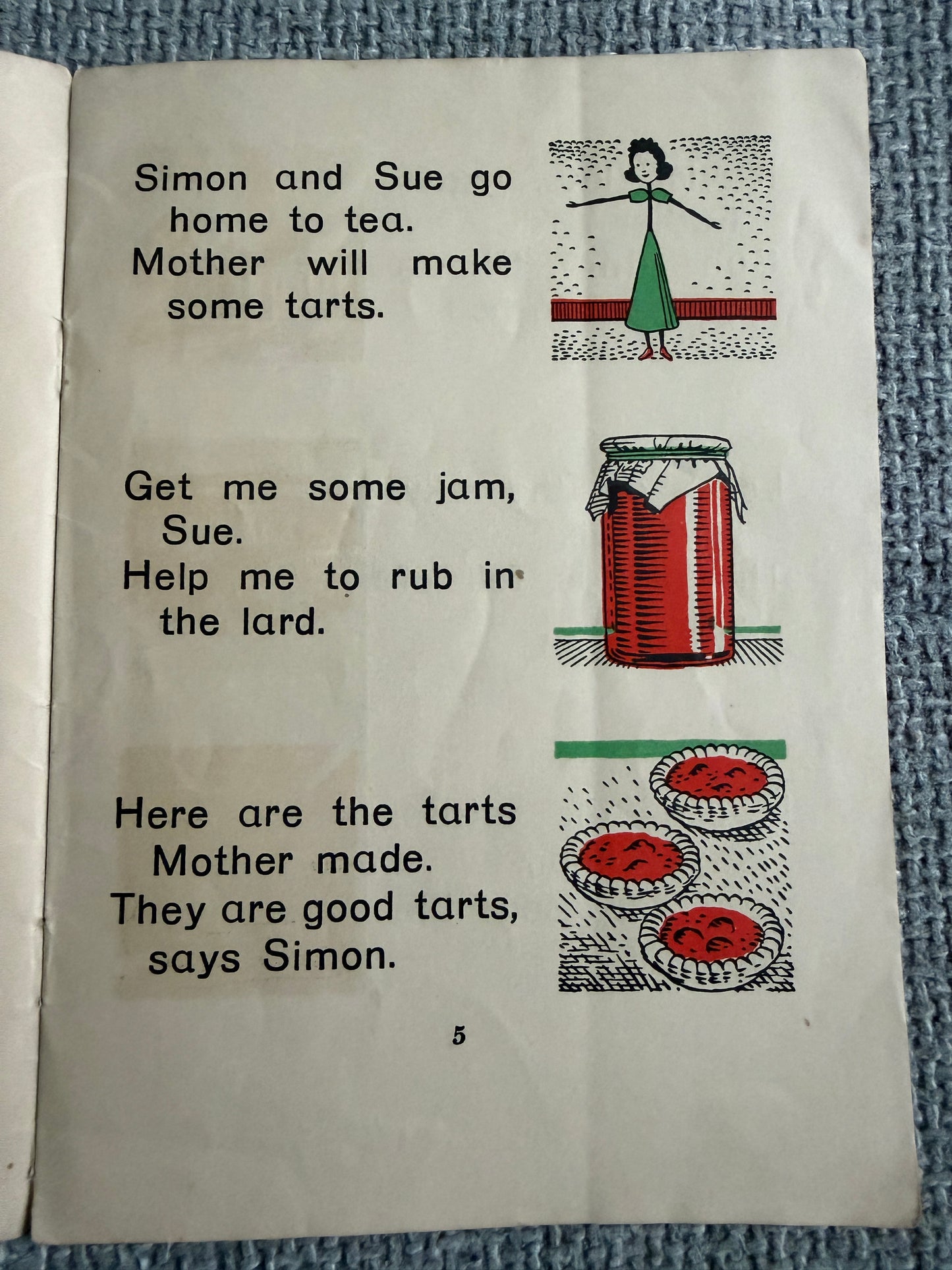 1946 The Peg Family Coloured Readers IV - A. Simon & Sue (MacMillan & Co. Ltd)
