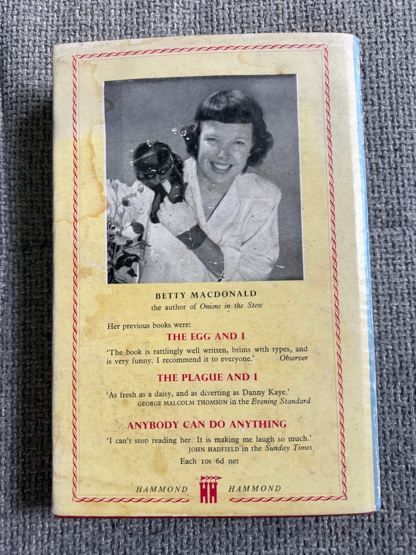 1955*1st* Onions In The Stew - Betty MacDonald (Hammond, Hammond & Co)