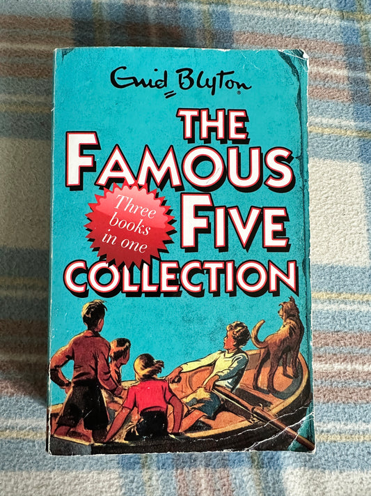 2012 The Famous Five Collection 3 books in 1(Five On A Treasure Island, Five Go Adventuring Again, Five Run Away Together) Enid Blyton - Hodder Children’s Books