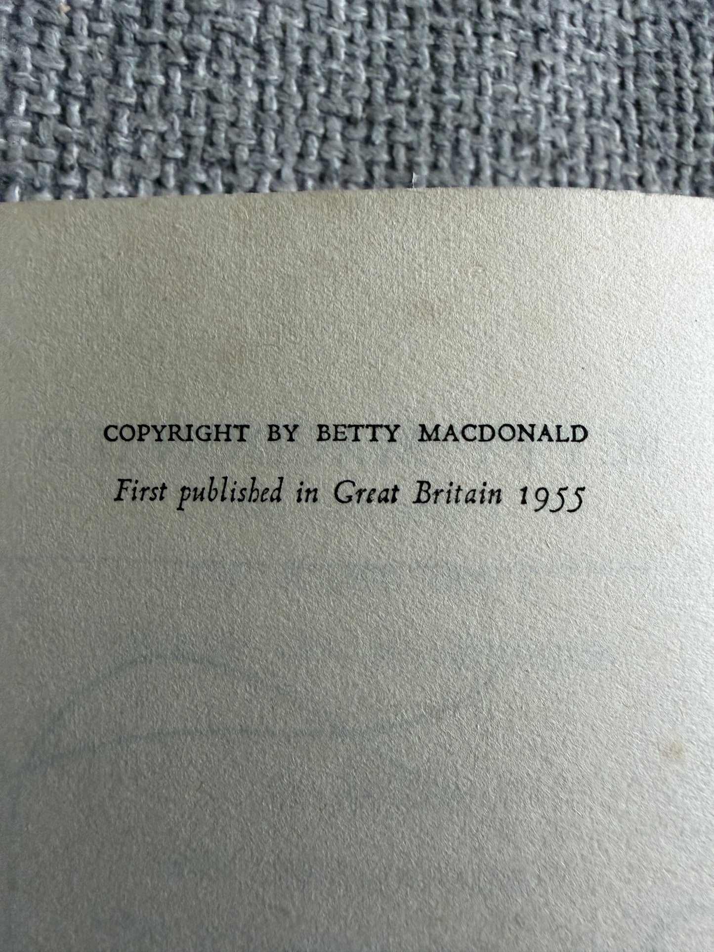 1955*1st* Onions In The Stew - Betty MacDonald (Hammond, Hammond & Co)