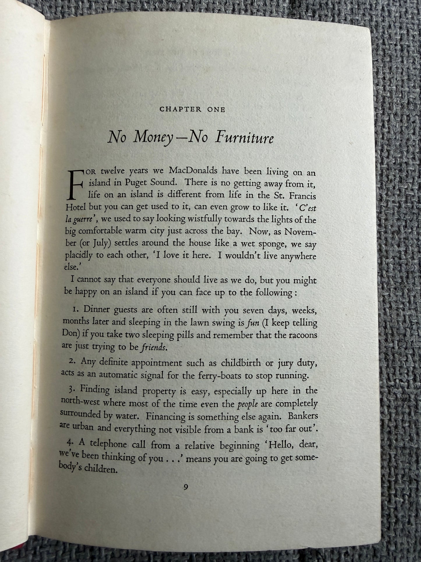 1955*1st* Onions In The Stew - Betty MacDonald (Hammond, Hammond & Co)