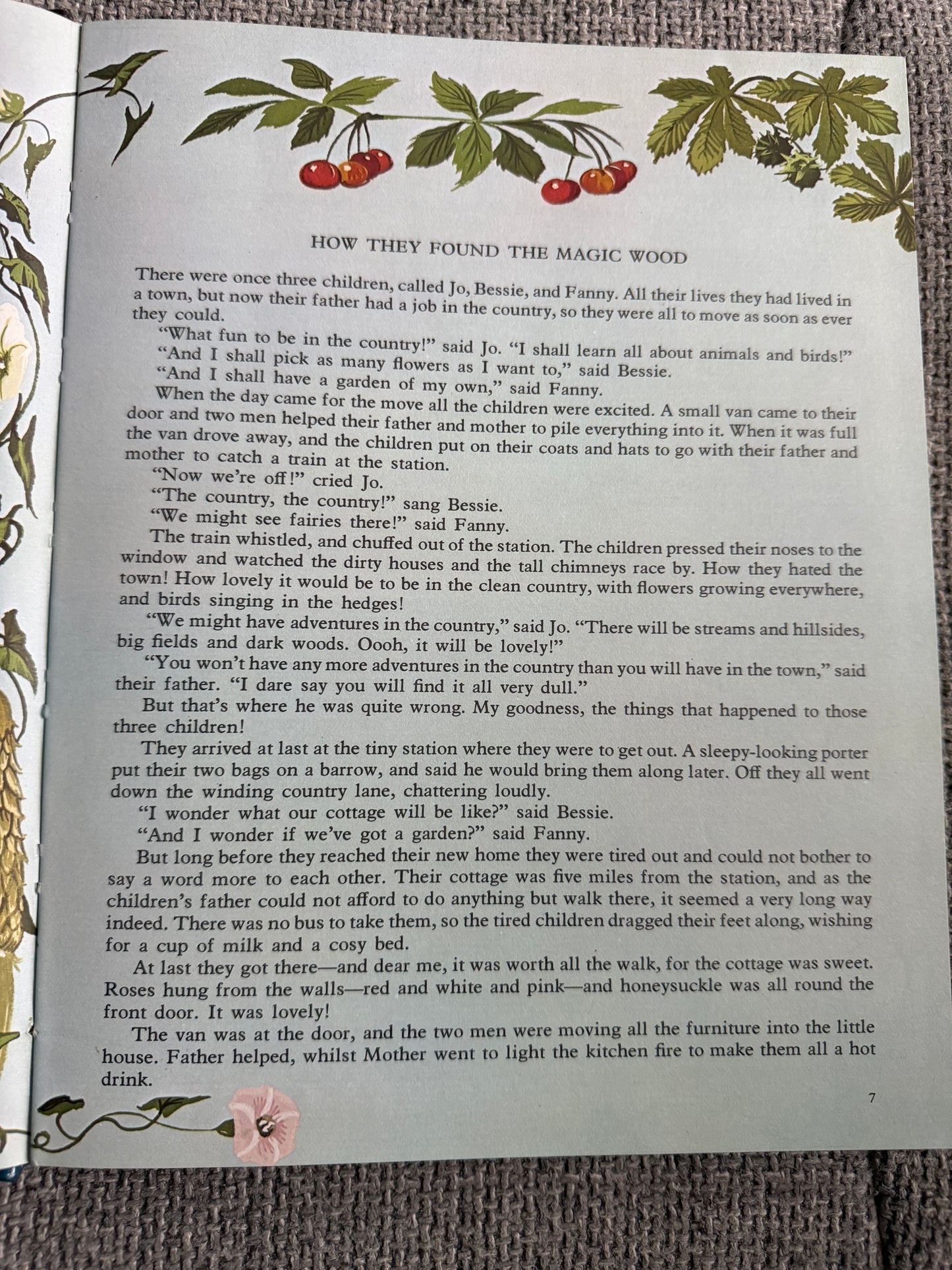1979 The Enchanted Wood Deluxe Edition - Enid Blyton (Janet & Anne Grahame - Johnstone illust) Dean & Son