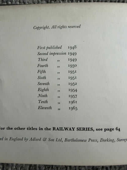 1965 James The Red Engine(No.3) Rev. W. Awdry (C. Reginald Dalby illust) Kaye & Ward Ltd