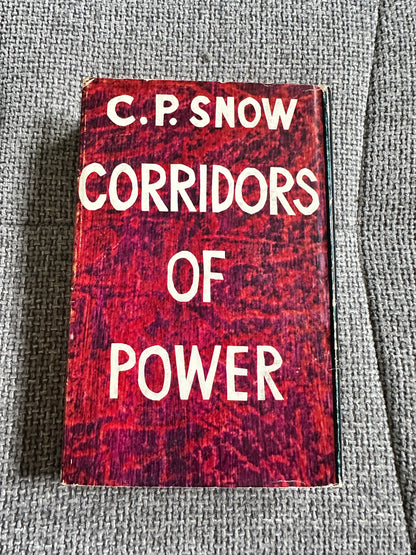 1964*1st*Corridors Of Power - C. P. Snow(MacMillan)Sidney Nolan Dust Jacket