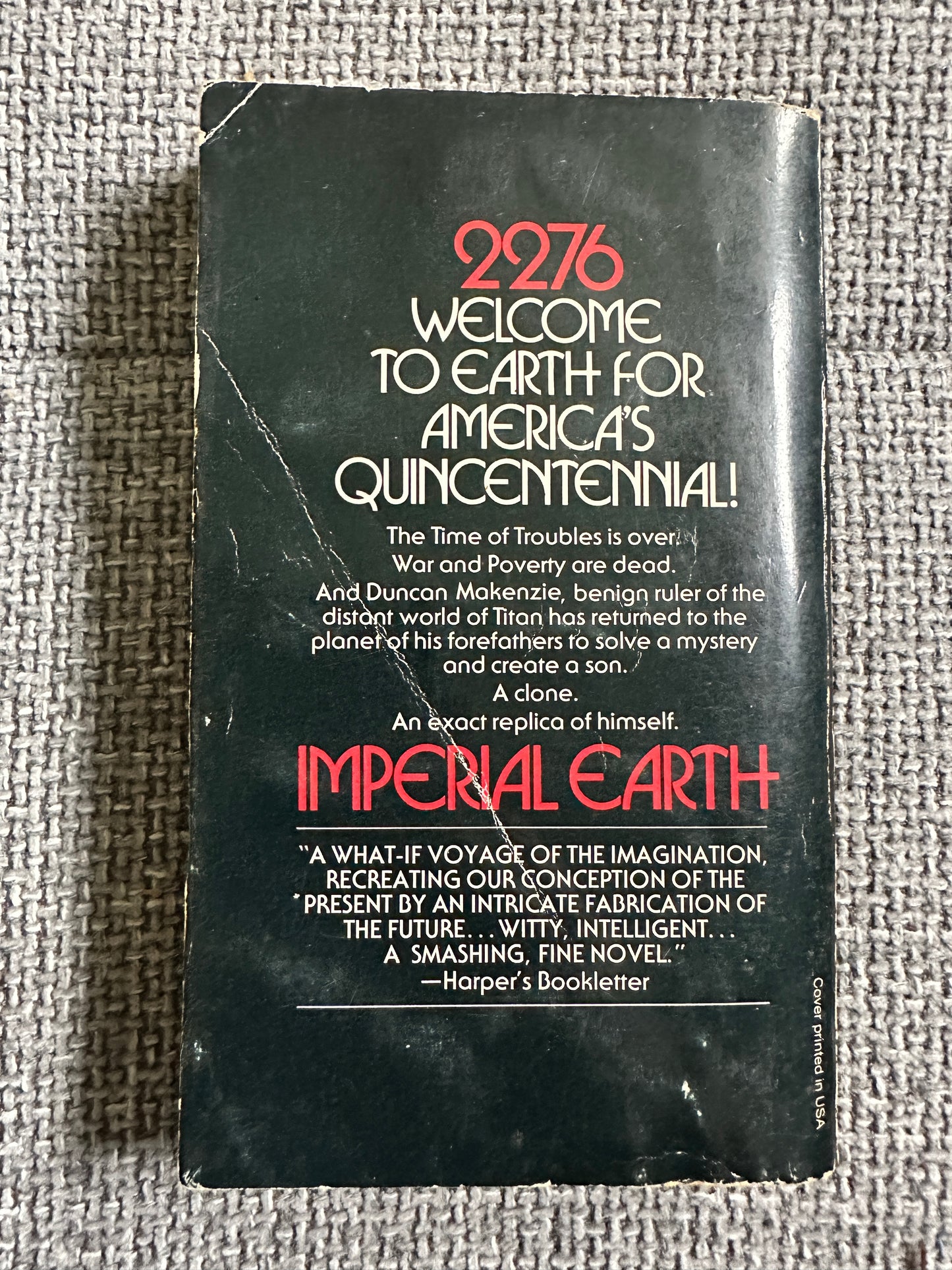 1976*1st* Imperial Earth - Arthur C. Clarke(Ballantine Books New York)