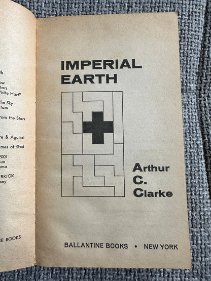 1976*1st* Imperial Earth - Arthur C. Clarke(Ballantine Books New York)