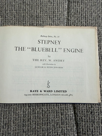 1971 Stepney The “Bluebell” Engine(No18) The Rev W. Awdry (Gunvor & Peter Edwards illus) Kaye & Ward Ltd