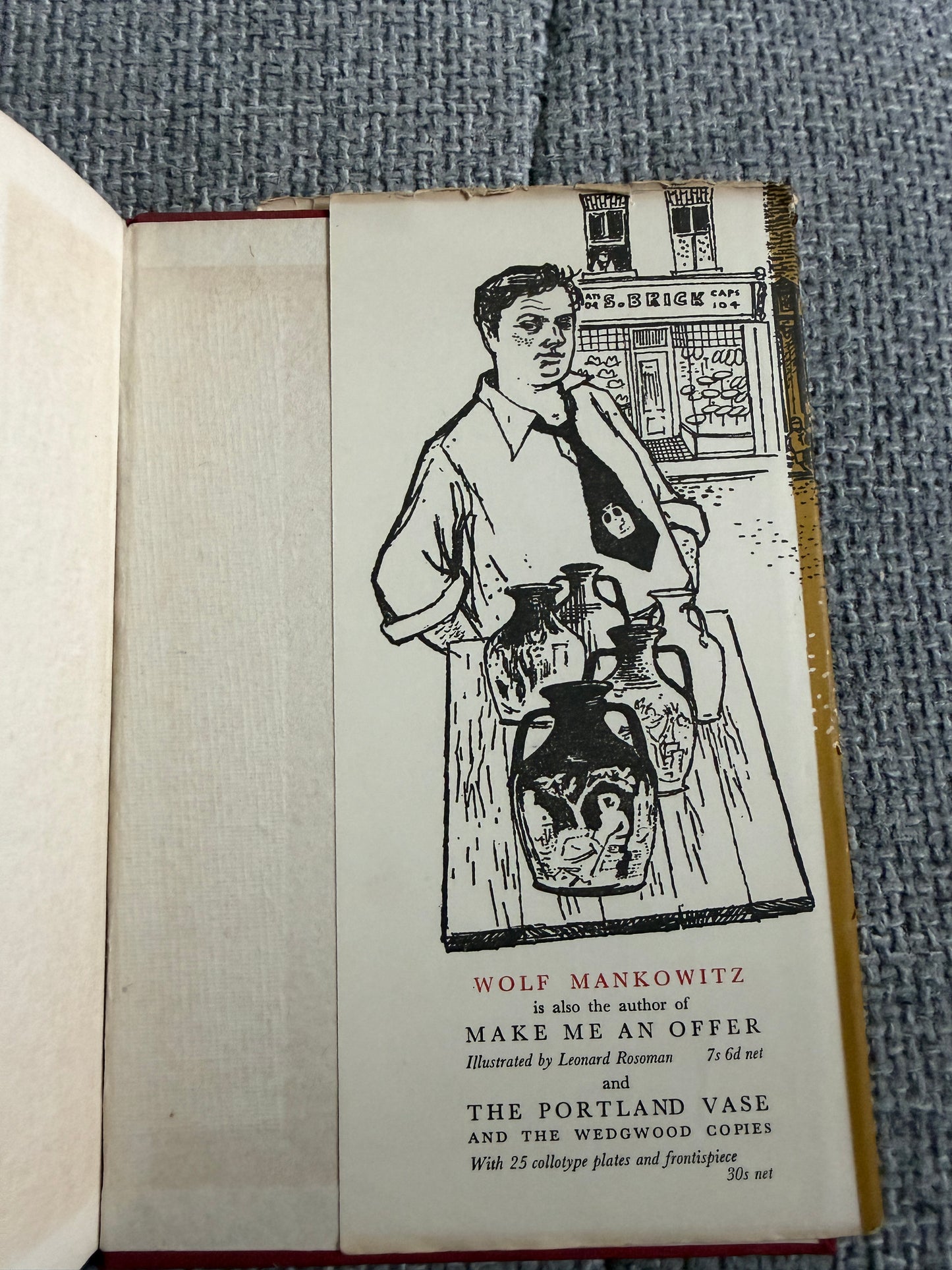 1953 A Kid For Two Farthings - Wolf Mankowitz (James Boswell illust) Andre Deutsch
