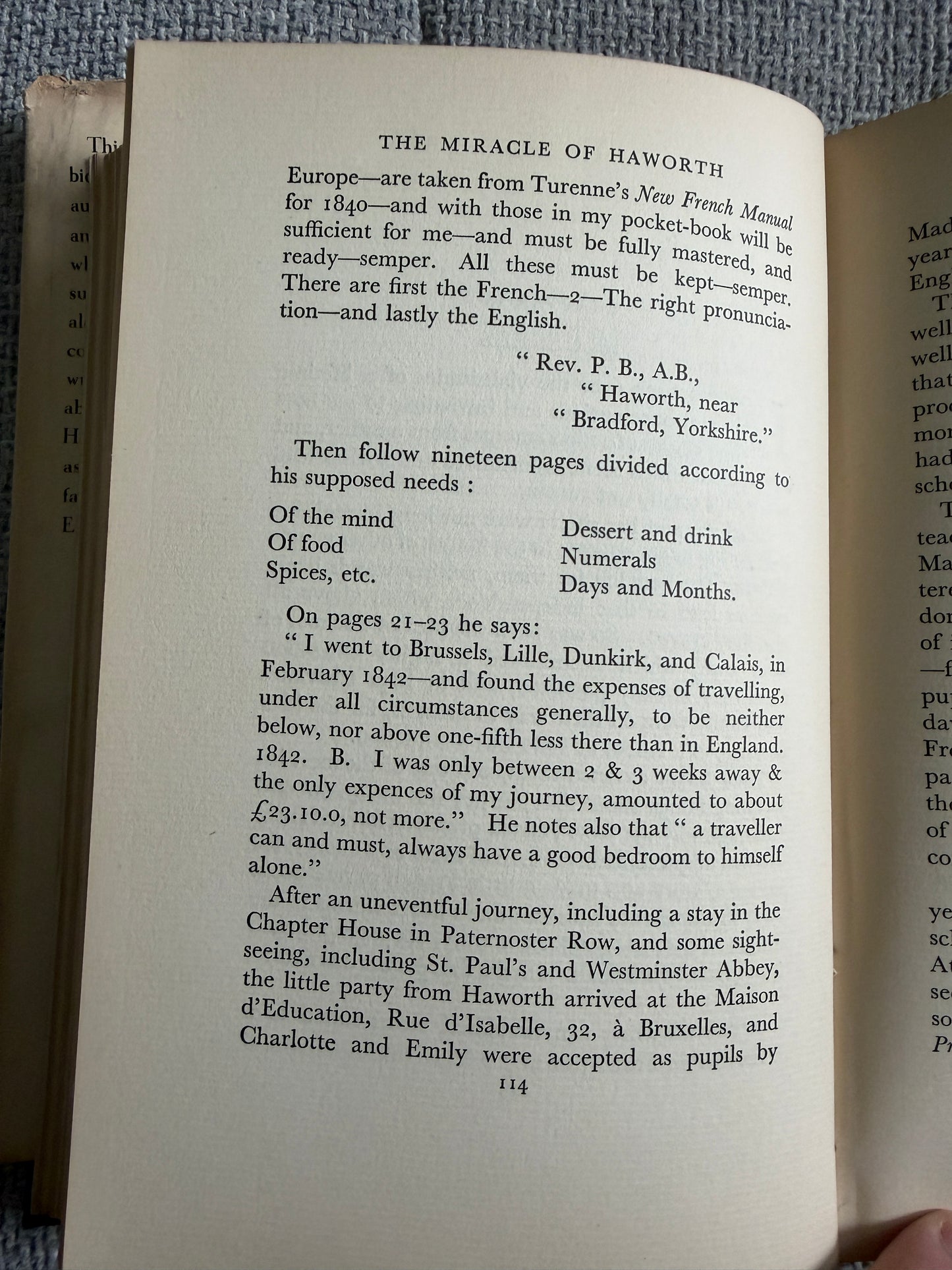 1937*1st* The Miracle Of Howarth(A Brontë Study) W. Bertram White (Universities Of London Press)
