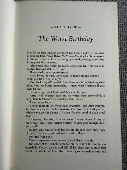 1999 Harry Potter & The Chamber Of Secrets - J. K. Rowling (Cliff Wright illust cover) Bloomsbury