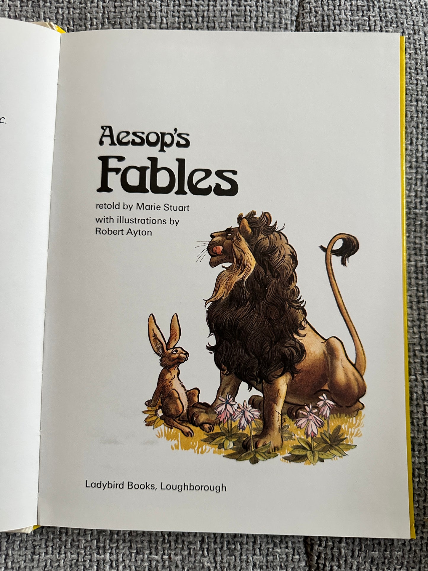 1975 Aesop’s Fables(Ladybird Special) Marie Stuart(Robert Ayton Illust)Ladybird Books