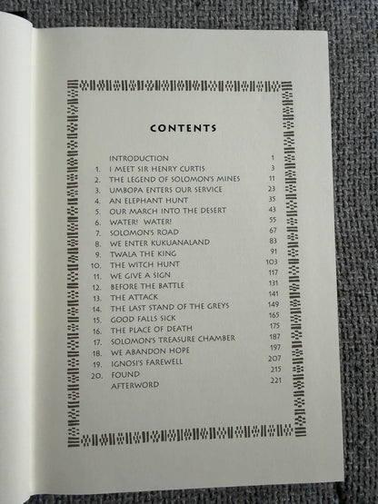 1996 King Solomon’s Mines - H. Rider Haggard (Walter Paget illust) Afterword by Robert E. Morsberger (Reader’s Digest)
