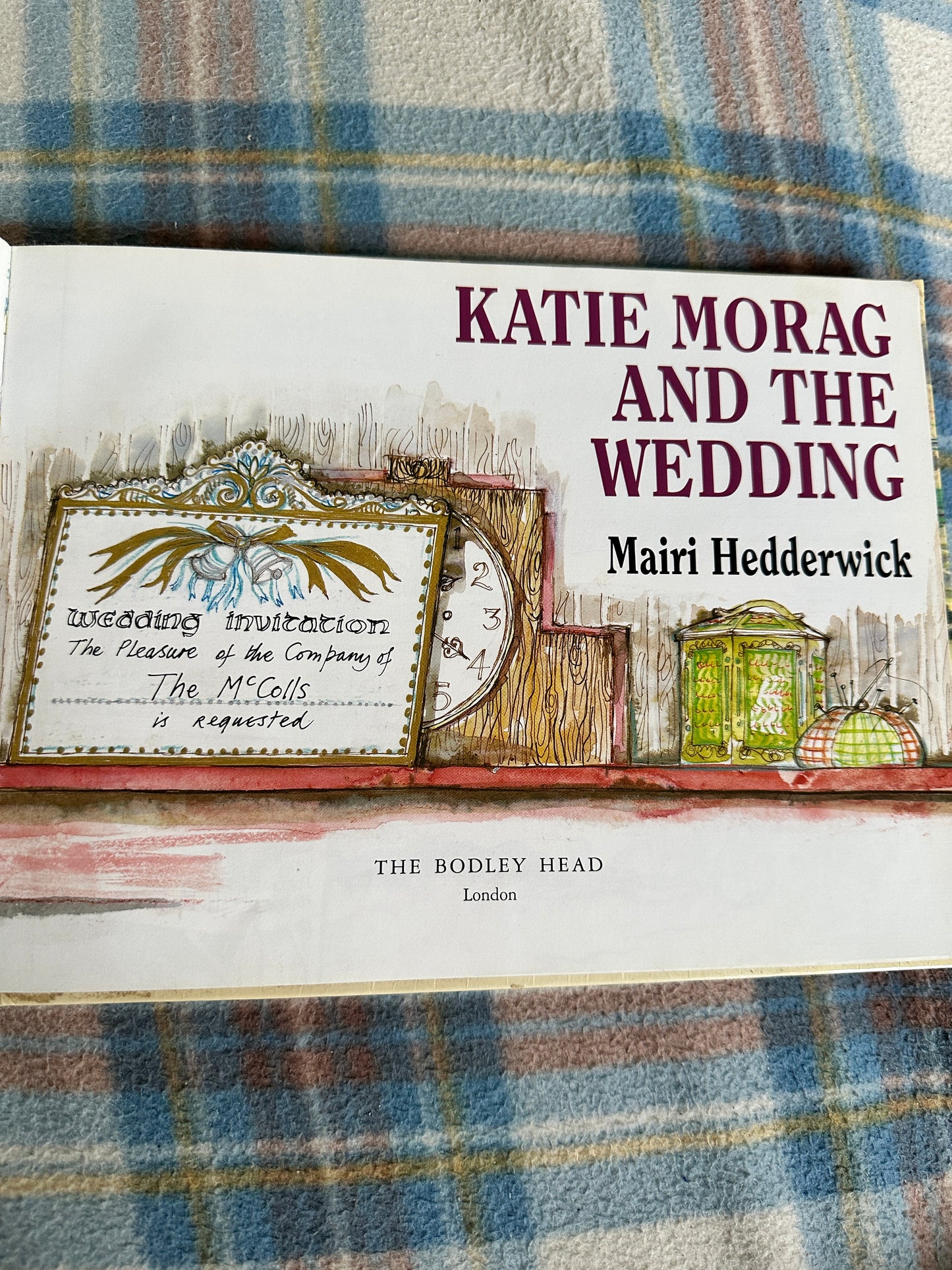 1995*1st* Katie Morag & The Wedding - Mairi Hedderwick(The Bodley Head)